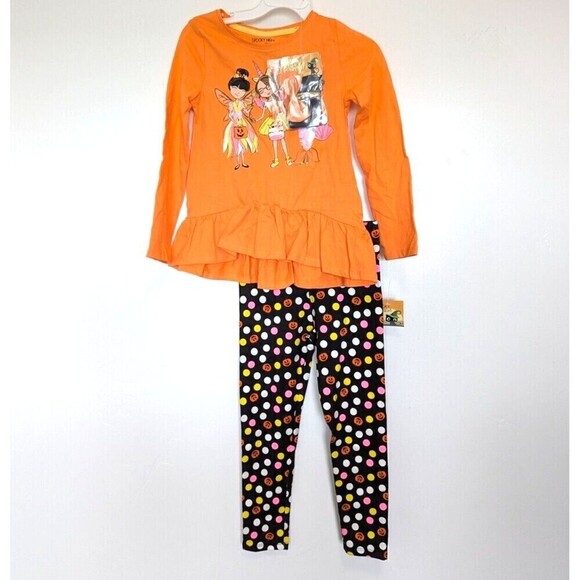 Spooky Night Girls Halloween Costume Outfit Size Small 5 6 - Picture 1 of 8